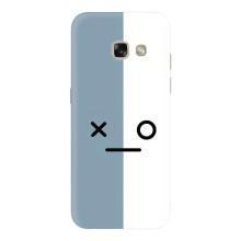 Силиконовые Чехлы (смешные стикеры) для Samsung Galaxy A5 2017 / A520 / A520F – Серо-белый