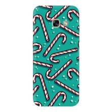 Силиконовый бампер на рождество для Samsung Galaxy A5 2017 / A520 / A520F (Леденцы)