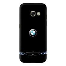 Силиконовый бампер с картинкой машины на Samsung Galaxy A5 2017 / A520 / A520F (Черный BMW)