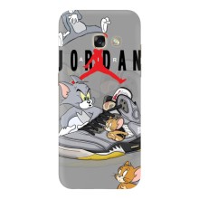 Силиконовый Чехол Nike Air Jordan на Гелекси А5 2017 (Air Jordan)