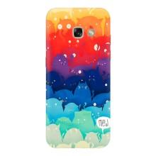 Силиконовый чехол с котиком для Samsung Galaxy A5 2017 / A520 / A520F – Mew