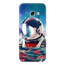 Силиконовый Чехол с принтом "Космонавты" на Samsung Galaxy A5 2017 / A520 / A520F – Космонавт в воде