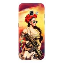 ЗСУ Чохли (TPU) для Samsung Galaxy A5 2017 / A520 / A520F – Жінка солдат