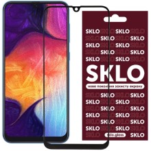 Захисне скло SKLO 3D (full glue) для Samsung A20 / A30 / A30s / A50/A50s/M30 /M30s/M31/M21/M21s – Чорний