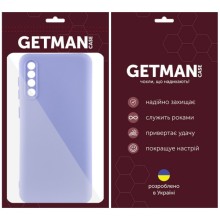 Чехол TPU GETMAN Liquid Silk Full Camera для Samsung Galaxy A50 (A505F) / A50s / A30s – Сиреневый