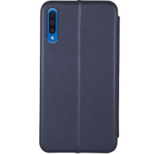 Кожаный чехол-книжка Classy для Samsung Galaxy A50 (A505F) / A50s / A30s – Темно-синий