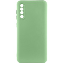 Чехол TPU GETMAN Liquid Silk Full Camera для Samsung Galaxy A50 (A505F) / A50s / A30s – Зеленый