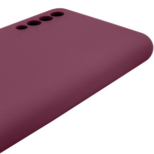 Чехол Silicone Cover Lakshmi Full Camera (AAA) для Samsung Galaxy A50 (A505F) / A50s / A30s – Бордовый
