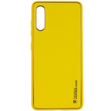 Кожаный чехол Xshield для Samsung Galaxy A50 (A505F) / A50s / A30s – Желтый