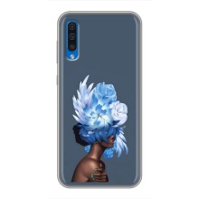 Чехлы (ART) Цветы на Samsung Galaxy A50 2019 (A505F) (VPrint) (Цветы на голове)