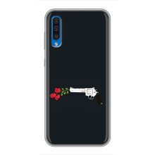 Чехлы (ART) Цветы на Samsung Galaxy A50 2019 (A505F) (VPrint) (Неожиданные цветы)