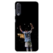 Чехлы Лео Месси Аргентина для Samsung Galaxy A50 2019 (A505F) (Лео Чемпион)