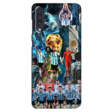 Чехлы Лео Месси Аргентина для Samsung Galaxy A50 2019 (A505F) (Месси в сборной)