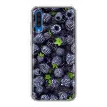 Чехлы с Фруктами для Samsung Galaxy A50 2019 (A505F) (VPrint) (Ежевика)