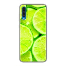 Чехлы с Фруктами для Samsung Galaxy A50 2019 (A505F) (VPrint) (Лайм)