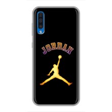Чехлы для Samsung Galaxy A50 2019 (A505F) - с картинкой JORDAN (AlphaPrint) (Jordan Gold)