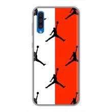 Чехлы для Samsung Galaxy A50 2019 (A505F) - с картинкой JORDAN (AlphaPrint) (Лого Джордан)