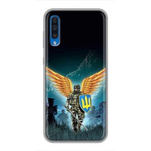 Чехлы с картинкой ЗСУ для Samsung Galaxy A50 2019 (A505F) (AlphaPrint) (Солдат ЗСУ)