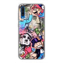 Чехлы с крутыми принтами для Samsung Galaxy A50 2019 (A505F) - (PREMIUMPrint) (Monopoly man)