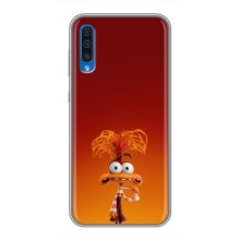 Чехол Головоломка для Samsung Galaxy A50 2019 (A505F) - (AlphaPrint) (Тревожность)