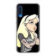 Чехол с печатью для Samsung Galaxy A50 2019 (A505F) - (Мода) (AlphaPrint) (Девочка в тату)