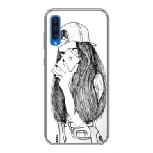 Чехол с печатью для Samsung Galaxy A50 2019 (A505F) - (Мода) (AlphaPrint) (Фото девочки)