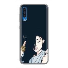 Чехол с печатью для Samsung Galaxy A50 2019 (A505F) - (Мода) (AlphaPrint) (Красивая девочка)
