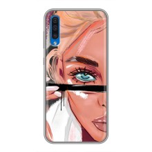 Чехол с печатью для Samsung Galaxy A50 2019 (A505F) - (Мода) (AlphaPrint) (Макияж)
