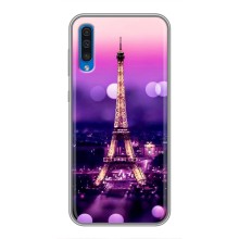 Чохол Ейфелева Вежа Samsung Galaxy A50 2019 (A505F) - (AlphaPrint) (Париж Башня)