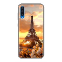 Чохол Ейфелева Вежа Samsung Galaxy A50 2019 (A505F) - (AlphaPrint) (Сонячня вежа)