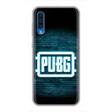 Чехол PUBG для Самсунг А50 (2019) (AlphaPrint) (Лого PUBG)