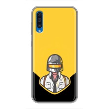 Чехол PUBG для Самсунг А50 (2019) (AlphaPrint) (Пабг в шлеме)