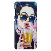 Чехол с картинкой Модные Девчонки Samsung Galaxy A50 2019 (A505F) – Девушка с коктейлем