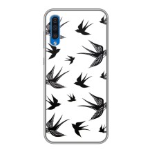 Чехол с птицами на Samsung Galaxy A50 2019 (A505F) (VPrint) (Ласточки)