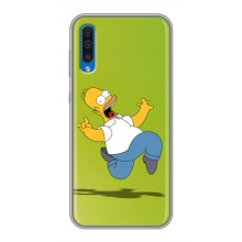 Чехол с Симпсонами для Samsung Galaxy A50 2019 (A505F) (VPrint) (Гомер Симпсон)