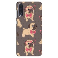Чехол (ТПУ) Милые собачки для Samsung Galaxy A50 2019 (A505F) (Собачки Мопсики)