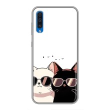 Чехол с рисунком кот на Samsung Galaxy A50 2019 (A505F) (Коты в очках)