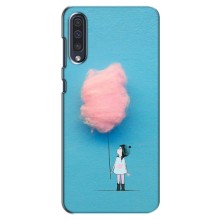 Дівчачий Чохол для Samsung Galaxy A50 2019 (A505F) (Дівчинка з хмаринкою)