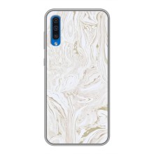 Мраморный чехол на Samsung Galaxy A50 2019 (A505F) (VPrint) (Белый мрамор)