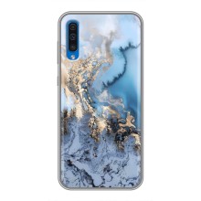 Мраморный чехол на Samsung Galaxy A50 2019 (A505F) (VPrint) (Нежный мрамор)