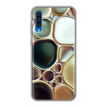 Мраморный чехол на Samsung Galaxy A50 2019 (A505F) (VPrint) (Радужный Мрамор)