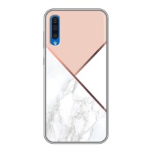 Мраморный чехол на Samsung Galaxy A50 2019 (A505F) (VPrint) (Тройной мрамор)