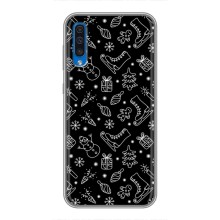 Новогодние, Праздничные Чехлы для Samsung Galaxy A50 2019 (A505F) - 2024 год (Новогодний фон)