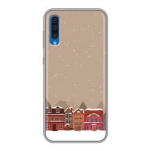 Новогодние, Праздничные Чехлы для Samsung Galaxy A50 2019 (A505F) - 2024 год (Зимний город)