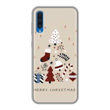 Рождественские Чехлы для Samsung Galaxy A50 2019 (A505F) (VPrint) (Merry Christmas)