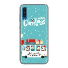 Силиконовый бампер на рождество для Samsung Galaxy A50 2019 (A505F) (Рождественское настроение)