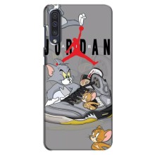 Силиконовый Чехол Nike Air Jordan на Самсунг Галакси А50 (2019) (Air Jordan)