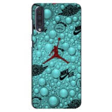 Силиконовый Чехол Nike Air Jordan на Самсунг Галакси А50 (2019) (Джордан Найк)