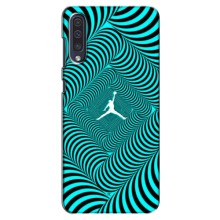 Силиконовый Чехол Nike Air Jordan на Самсунг Галакси А50 (2019) (Jordan)