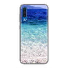 Силиконовый чехол с КАРТИНКАМИ лето для Samsung Galaxy A50 2019 (A505F) (AlphaPrint) (Море)